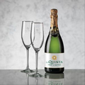 Champagne & 2 Connoisseur Flute (Label)